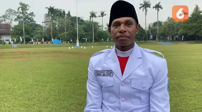 Perjalanan Bram dari Kuli Bangunan ke Paskibraka Nasional 2025 Mengharumkan Papua Selatan