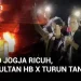 VIDEO: Sri Sultan HB X Berupaya Tenangkan Demo Ricuh di Polda DIY