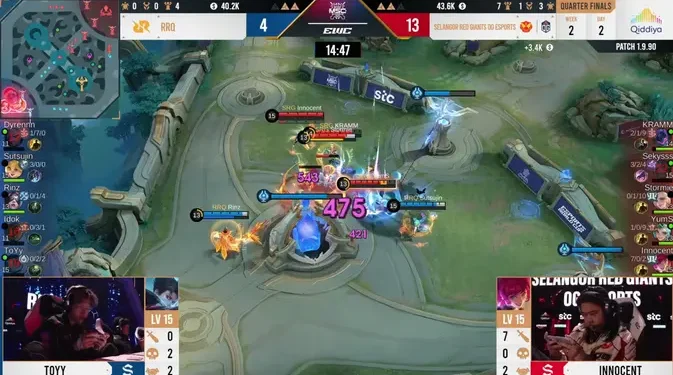 Hasil MSC EWC 2025 31 Juli RRQ Hoshi Kalah dari Selangor Red Giants