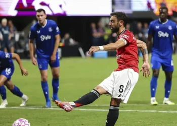 Bruno Fernandes Pemain Terbaik Manchester United melawan Everton