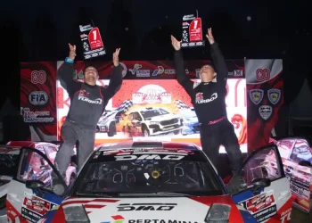 Juara APRC 2025 Pertamax Turbo DMO Garage dengan Hyundai i20 N