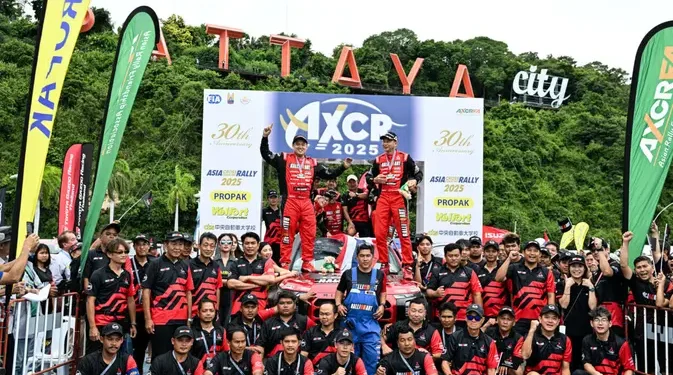 Andalkan Triton, Juara Asia Cross Country Rally 2025 dari Mitsubishi Ralliart