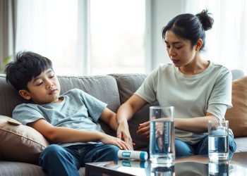 10 Gejala Umum yang Muncul Bersamaan dengan Demam Anak yang Sakit