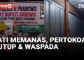 VIDEO: Persiapan Menghadapi Demo Besar di Pati, Toko Tutup dan Dalam Waspada