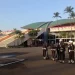Suasana Gedung DPR Jelang Pidato Kenegaraan dalam Sidang Tahunan MPR dengan Rantis dan Helikopter Siaga