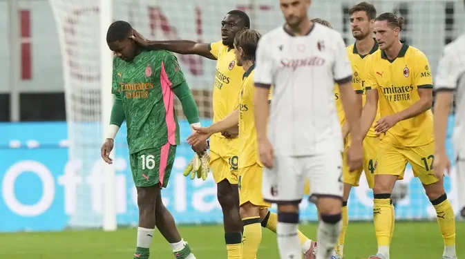 Matteo Gabbia Prihatin Cedera Mike Maignan dan Beri Apresiasi Terhadap Terracciano