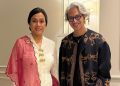 Jejak Busana Sri Mulyani sebagai Menteri Keuangan yang Dirancang Didiet Maulana