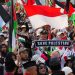 Ribuan Orang Lakukan Aksi Dukungan untuk Palestina di Patung Kuda Jakarta