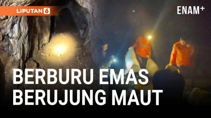 Tragis, Pencarian Emas Berakhir Dengan Kematian