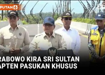 Prabowo Melihat Gubernur DIY Sri Sultan yang Makin Muda dan Terlihat seperti Kapten Pasukan Khusus