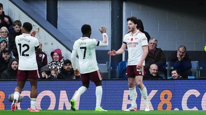 Arsenal Semakin Kokoh di Puncak Usai Kalahkan Burnley
