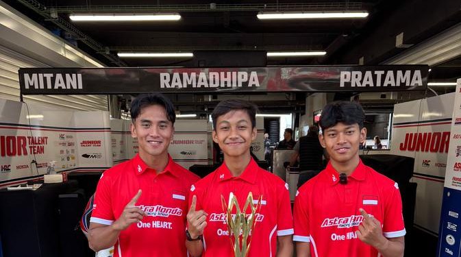 Paddock Pembalap Muda Indonesia di Sirkuit Catalunya