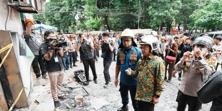 Tinjau Lokasi Kebakaran Kemayoran dan Evaluasi Kelayakan Bangunan oleh Mendagri
