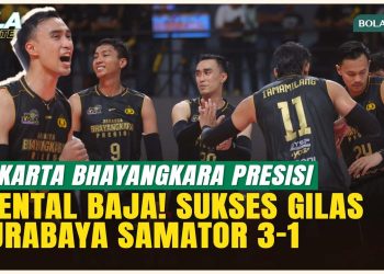Surabaya Dikalahkan Jakarta Bhayangkara Presisi 3-1, Akhir Dramatis Empat Set