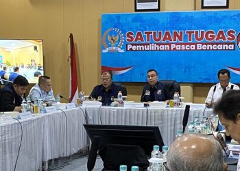 Rapat Koordinasi Satgas Pemulihan Bencana DPR di Aceh Dipimpin Dasco