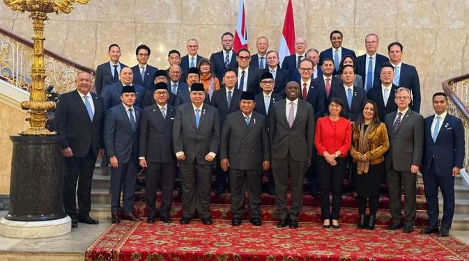 Prabowo Bertemu Wakil PM Inggris dan Pengusaha di Lancaster House